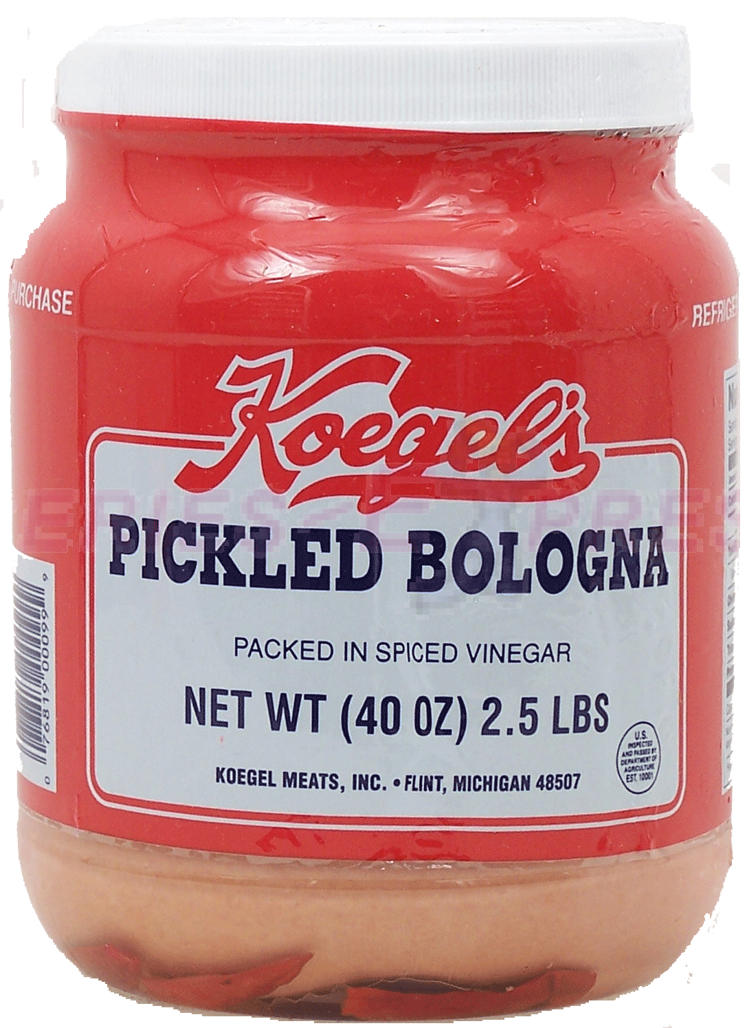 Koegel's  pickled bologna packed in spiced vinegar Full-Size Picture